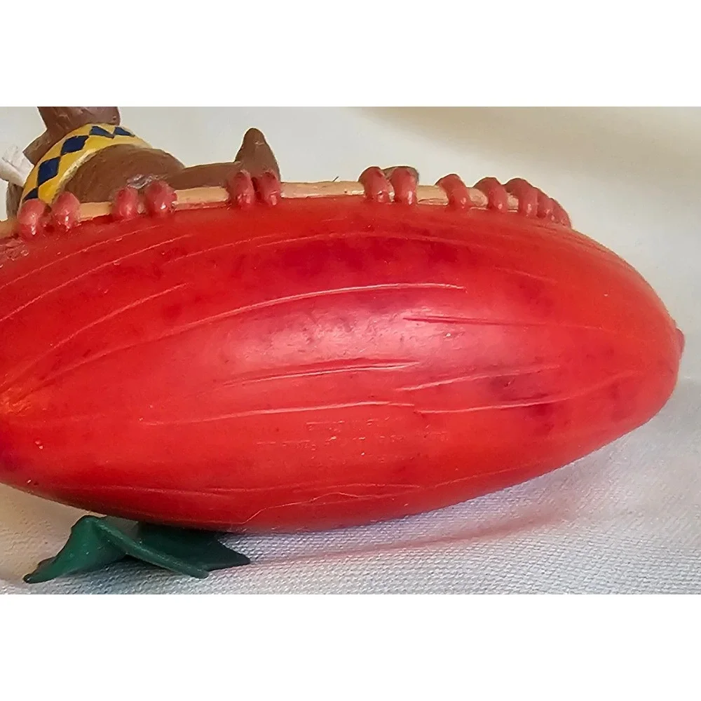 VTG Hallmark Ornament Red Our First Christmas Together 1995 Mice Canoe Vintage
